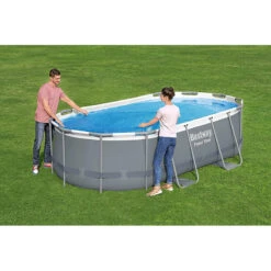 Bâche à Bulles Bestway Pour Piscine Ovale -Poolify Shop bache a bulles bestway pour piscine ovale 58672 2