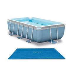 Bâche à Bulles Intex Pour Piscine Rectangulaire Tubulaire Prism Frame