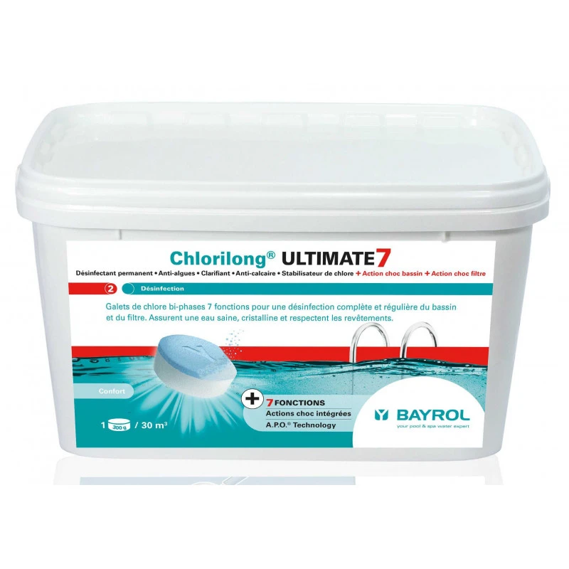 Chlorilong Ultimate 7 Bayrol (anciennemen Varitab) 3 Chlorilong Ultimate 7 Bayrol (anciennemen Varitab)