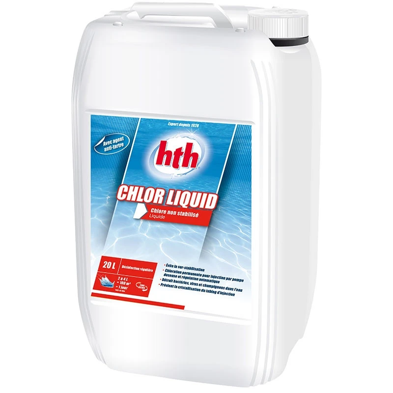 HTH Chlore Liquide 20L 3 HTH Chlore Liquide 20L