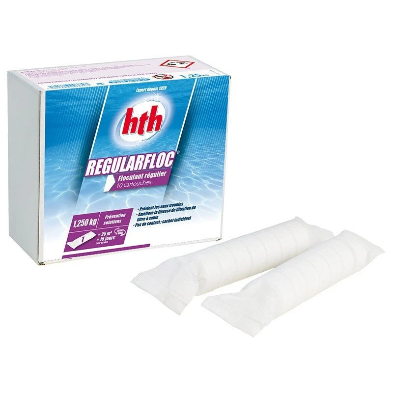 HTH Regularfloc-floculant Cartouche 3 HTH Regularfloc-floculant Cartouche