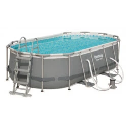 Piscine Tubulaire Ovale Bestway Power Steel 4,27x 2,50x ↕1,00m