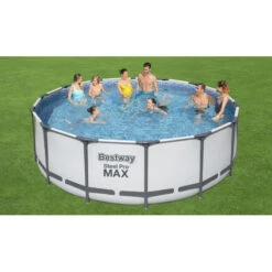 Piscine Tubulaire Ronde Bestway Steel Pro Max 4,27 X ↕1,22m 9 Piscine Tubulaire Ronde Bestway Steel Pro Max 4,27 X ↕1,22m -Poolify Shop piscine tubulaire bestway power steel 427 x 122m 2