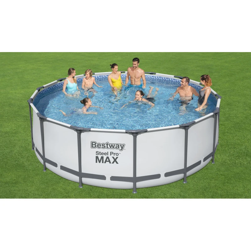 Piscine Tubulaire Ronde Bestway Steel Pro Max 4,27 X ↕1,22m 5 Piscine Tubulaire Ronde Bestway Steel Pro Max 4,27 X ↕1,22m - Image 3
