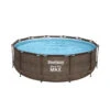 Piscine Tubulaire Ronde Bestway Steel Pro Max 3,66x ↕1,00m Aspect Rotin Marron 1 Piscine Tubulaire Ronde Bestway Steel Pro Max 3,66x ↕1,00m Aspect Rotin Marron -Poolify Shop piscine tubulaire bestway power steel vista series 366x 100m