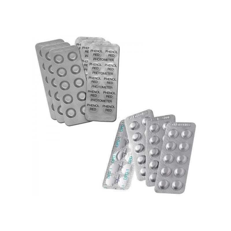 KOKIDO Recharges Phenol Red Et DPD N°1 Pour Trousse D'analyse 3 KOKIDO Recharges Phenol Red Et DPD N°1 Pour Trousse D'analyse